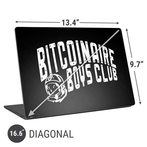 Bitcoinaire Boys Club Universal Laptop 16.6in (13.4 x 9.7in) Skin